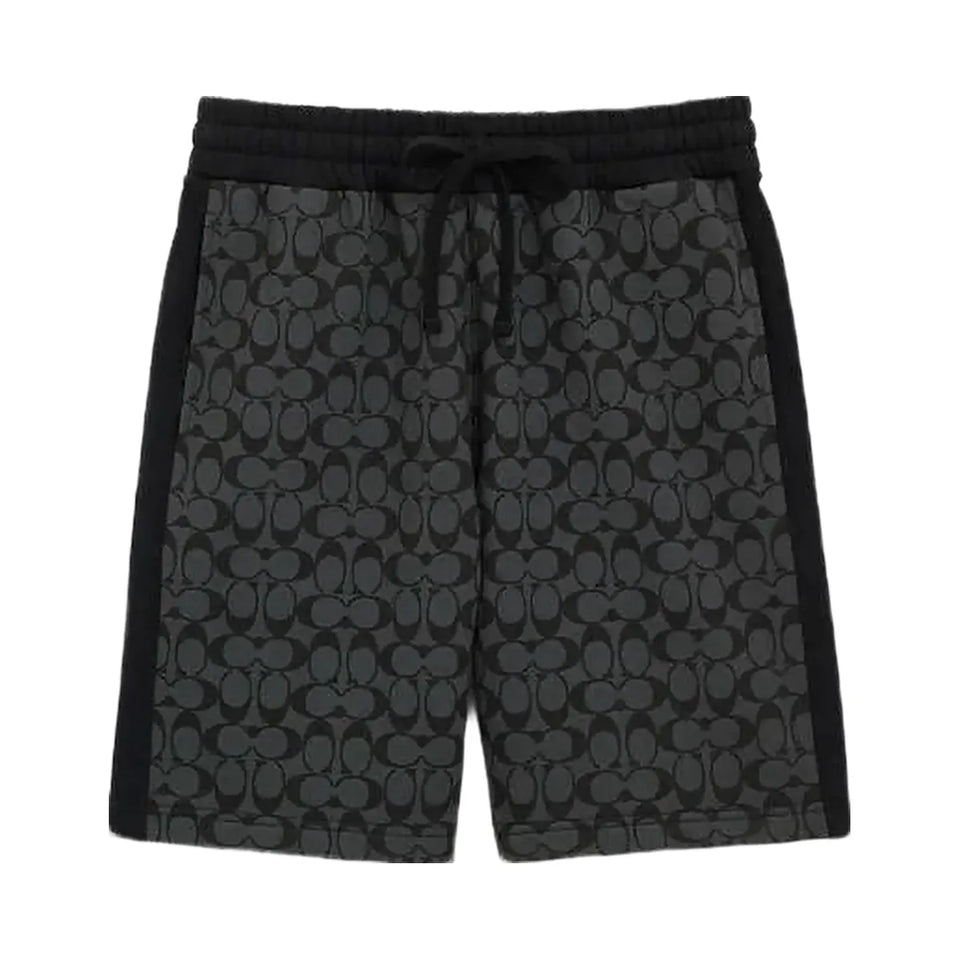 Coach Signature Shorts Charcoal Signature