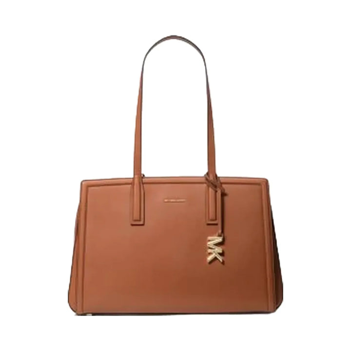 Michael Kors Laila Medium Leather Tote Bag Luggage