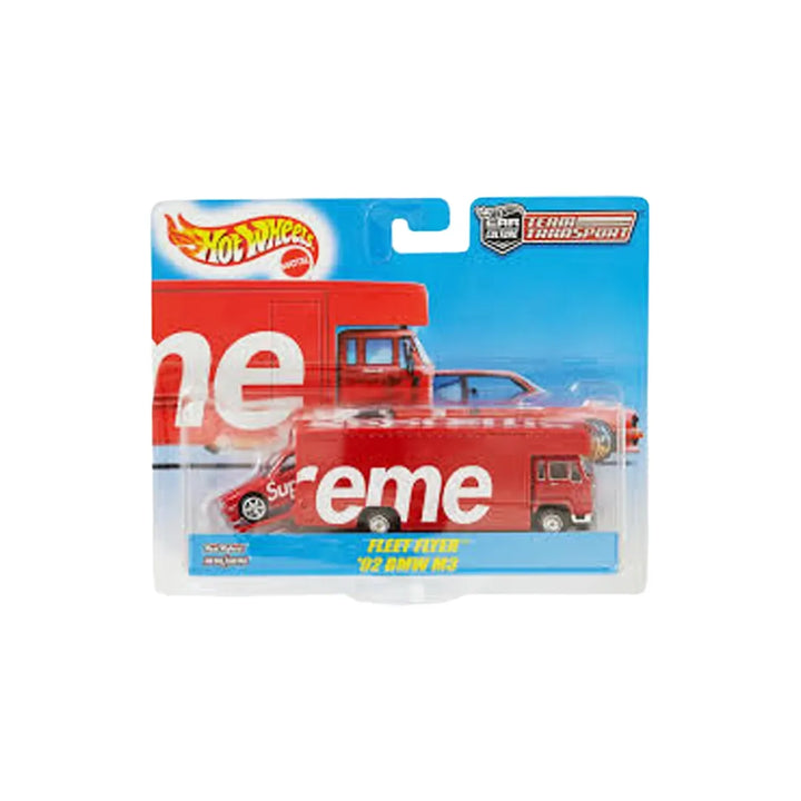 Supreme Hot Wheels Fleet Flyer + 1992 BMW M3 Red