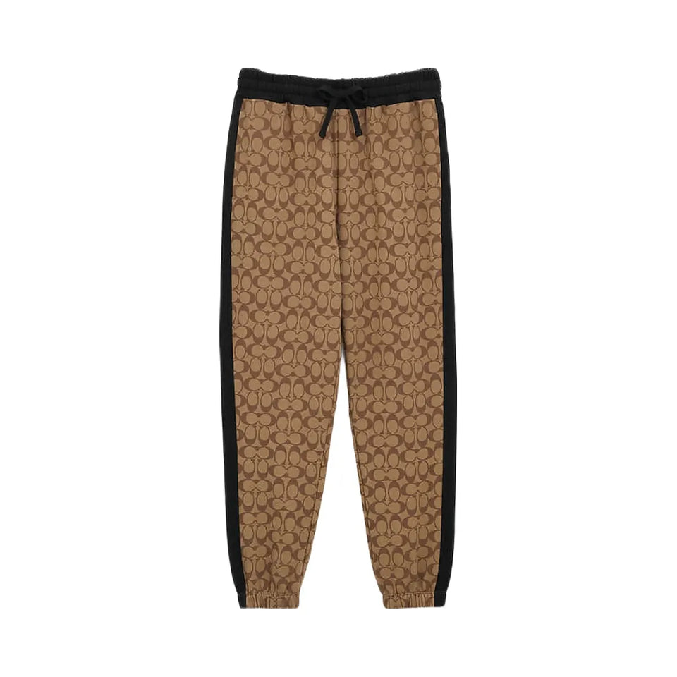 Coach Signature Sweatpants Khaki Signature