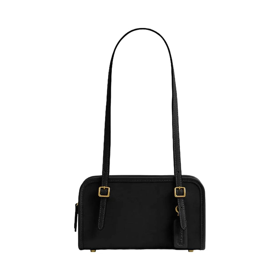 Coach Swing Zip Bag 20 Brass-Black