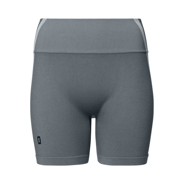 On Studio Knit Shorts Rock Glacier