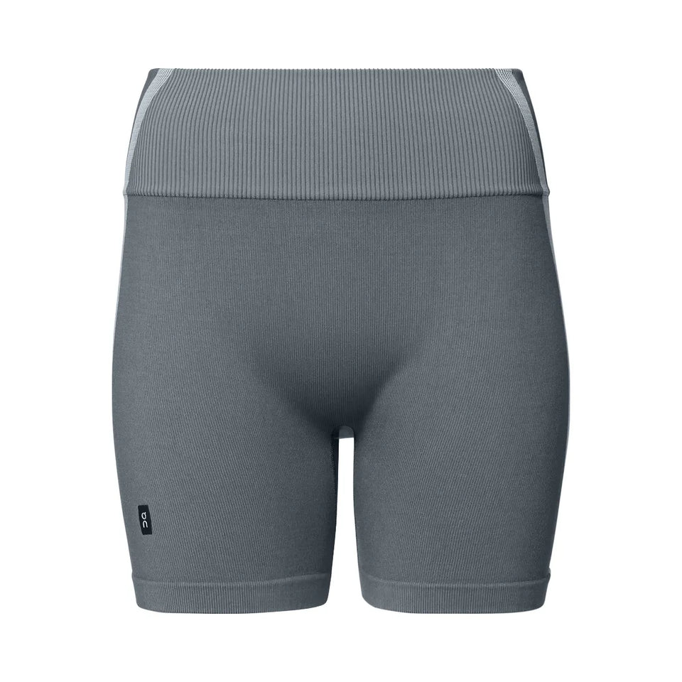 On Studio Knit Shorts Rock Glacier