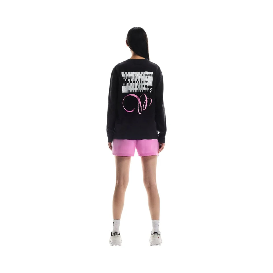 On Club Long-T Graphic Black