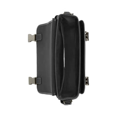 Coach Racer Messenger Bag Smooth Leather-Gunmetal-Black