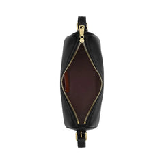 Coach Kailey Shoulder Bag Pebbled Leather-Gold-Black