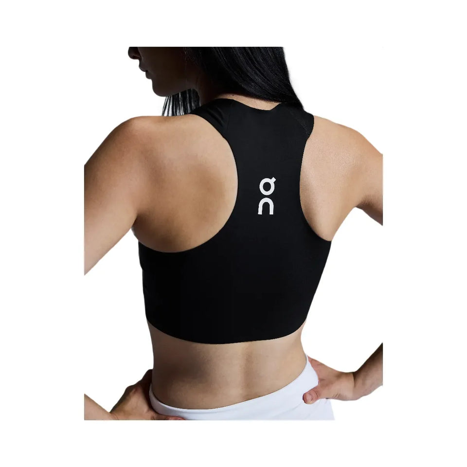 On Court Crop Top Black