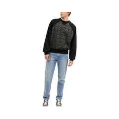 Coach Signature Crewneck Sweatshirt Charcoal Signature