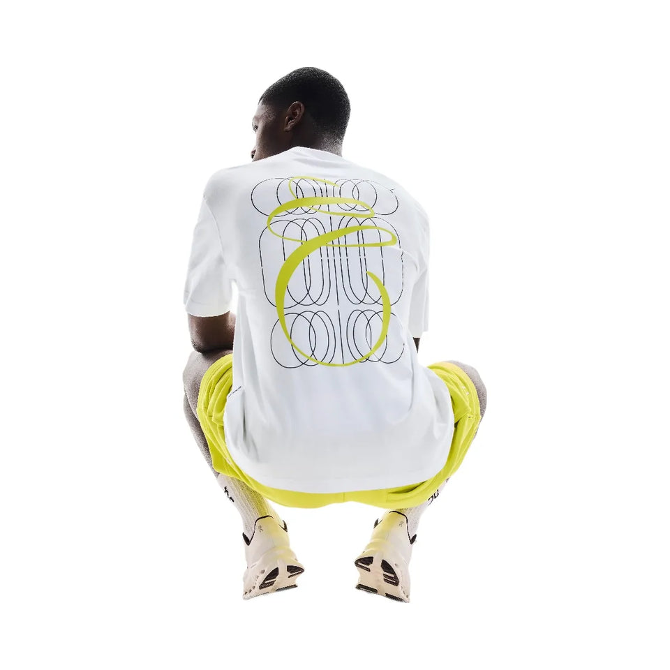 On Club-T Graphic White Lime