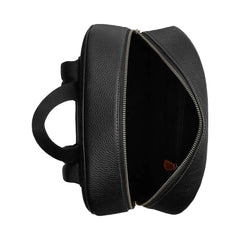 Coach Owen Backpack Pebbled Leather-Gunmetal-Black