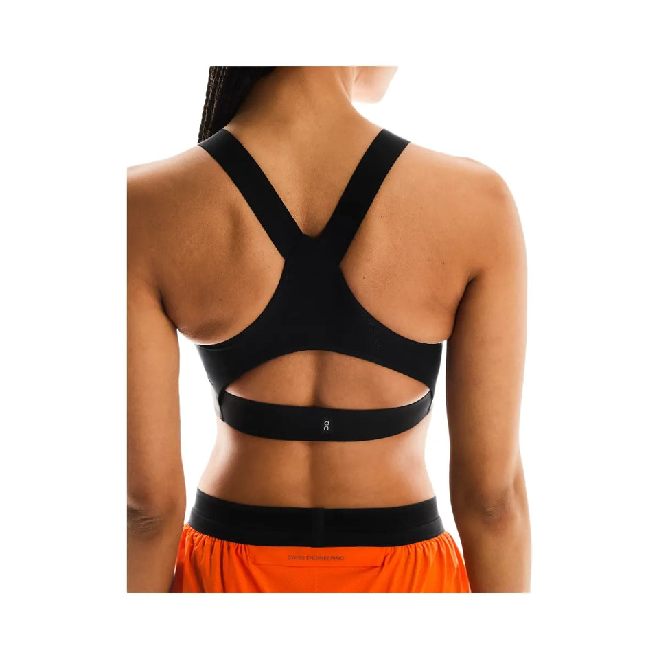 On Performance Bra Aop Cinder Black