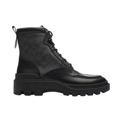 Coach Connor Boot In Signature Canvas Black