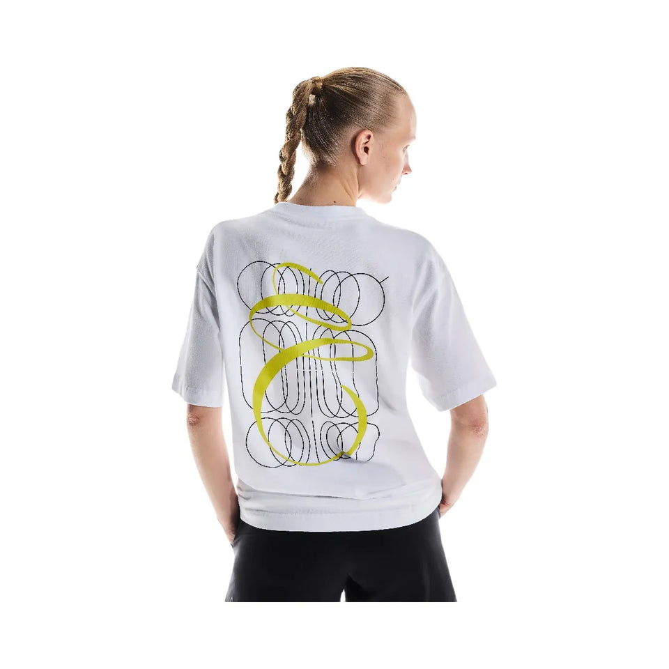 On Club-T Graphic White Lime