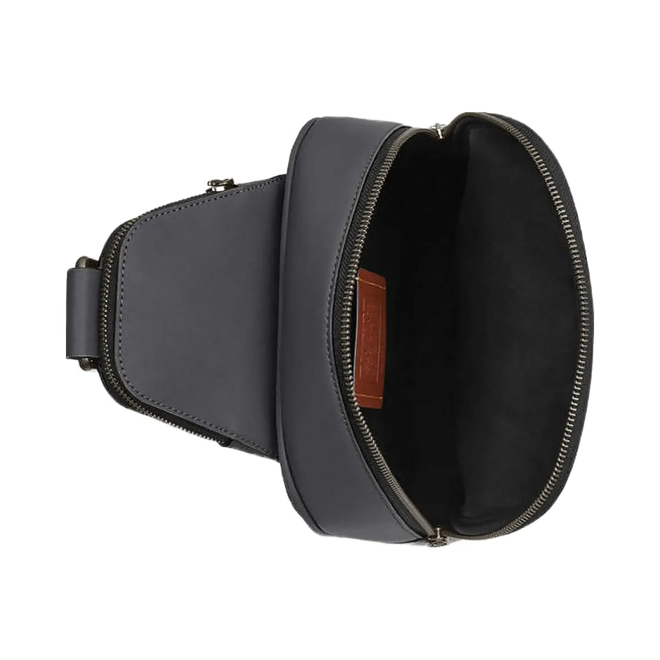 Coach Ethan Pack In Signature Canvas Signature Canvas-Qb-Grey-Charcoal