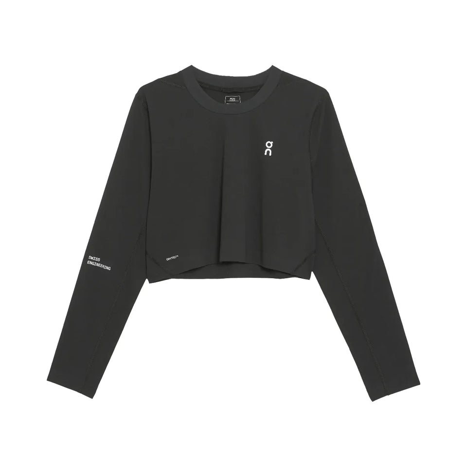 On Active Long-T Crop Black