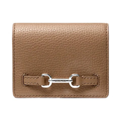 Michael Kors Carson Small Pebbled Leather Wallet Driftwood