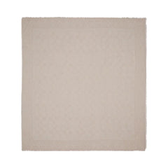Coach Signature Oversized Square Scarf Oatmeal