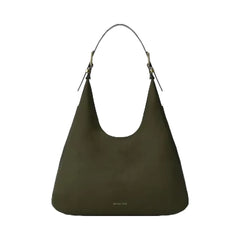 Michael Kors Nolita Large Nubuck Hobo Shoulder Bag Ivy