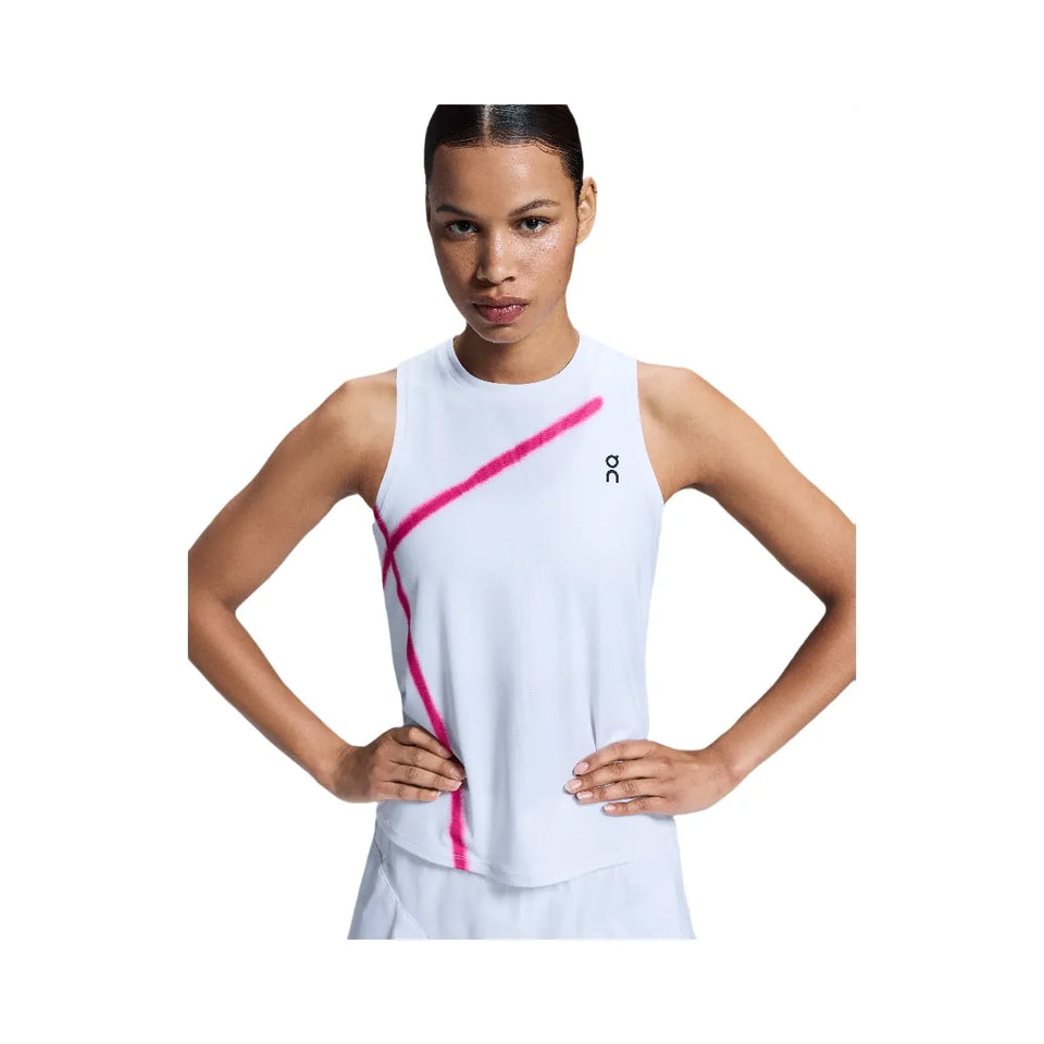 On Court Tank White