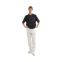 Coach Knit Polo Washed Black
