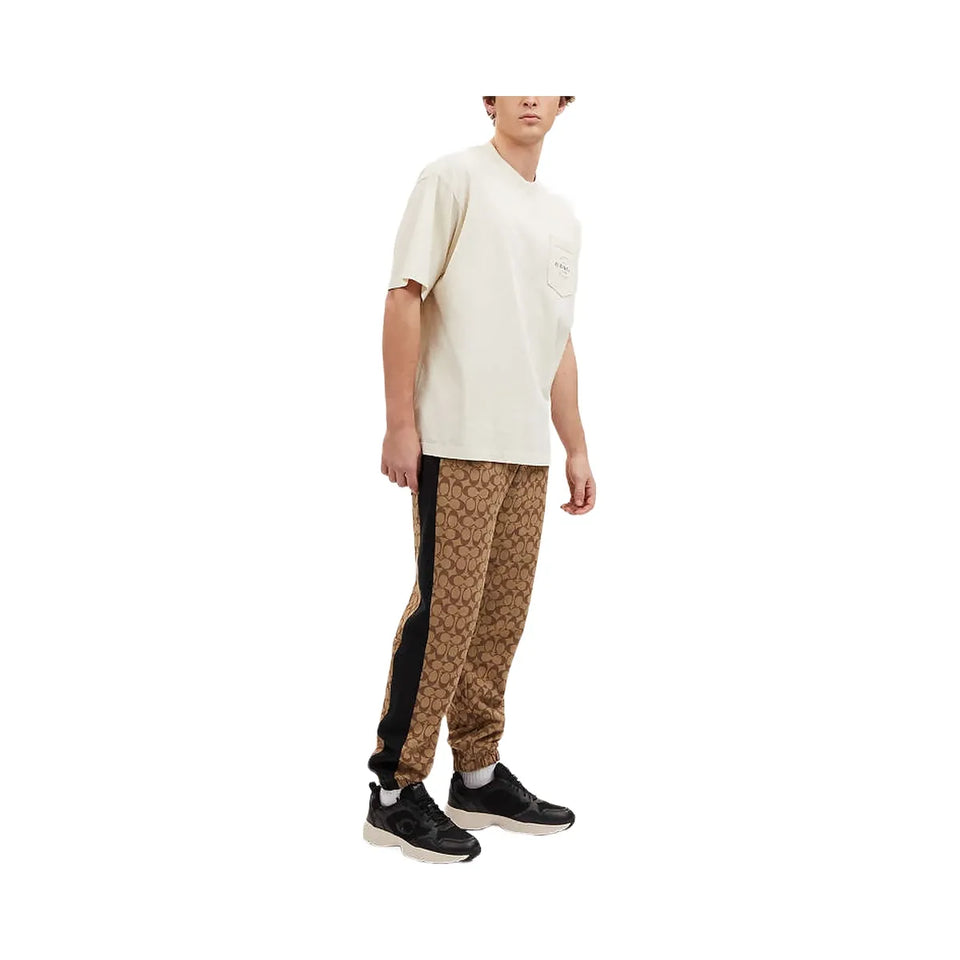 Coach Signature Sweatpants Khaki Signature