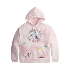 Coach Hoodie With Floated Here To See You Print Light Pink Multi