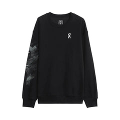 On Club Crew Graphic Black Olive