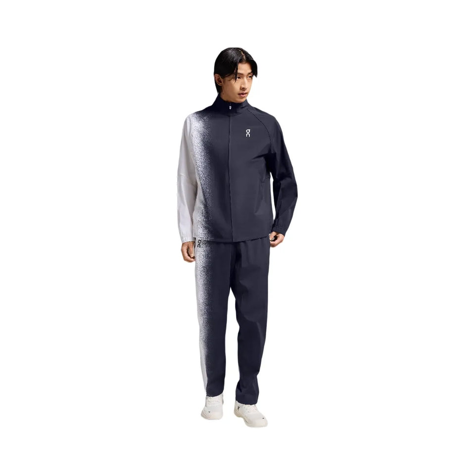 On Court Track Jacket Black White