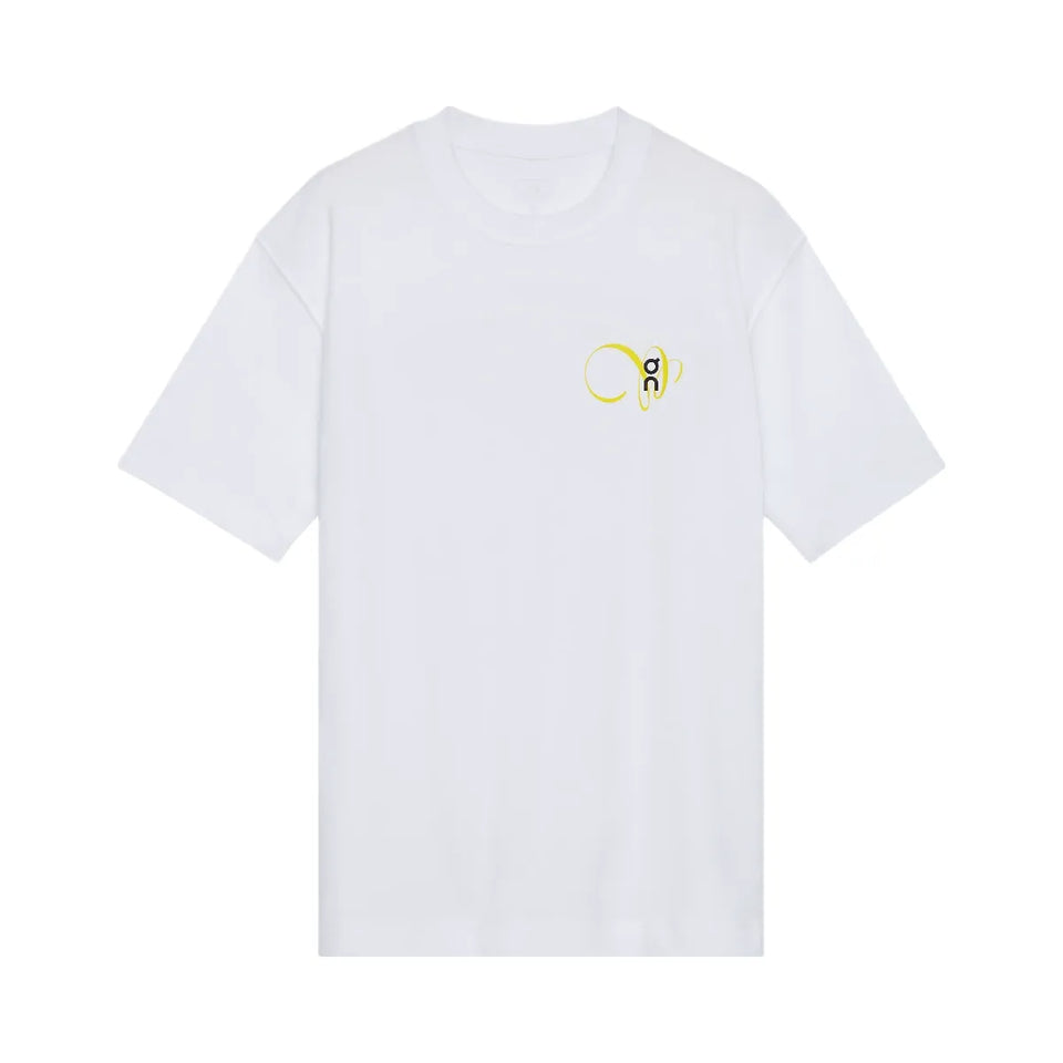 On Club-T Graphic White Lime