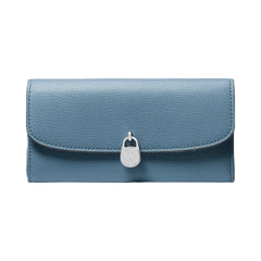Michael Kors Hamilton Large Leather Continental Wallet Cornflower