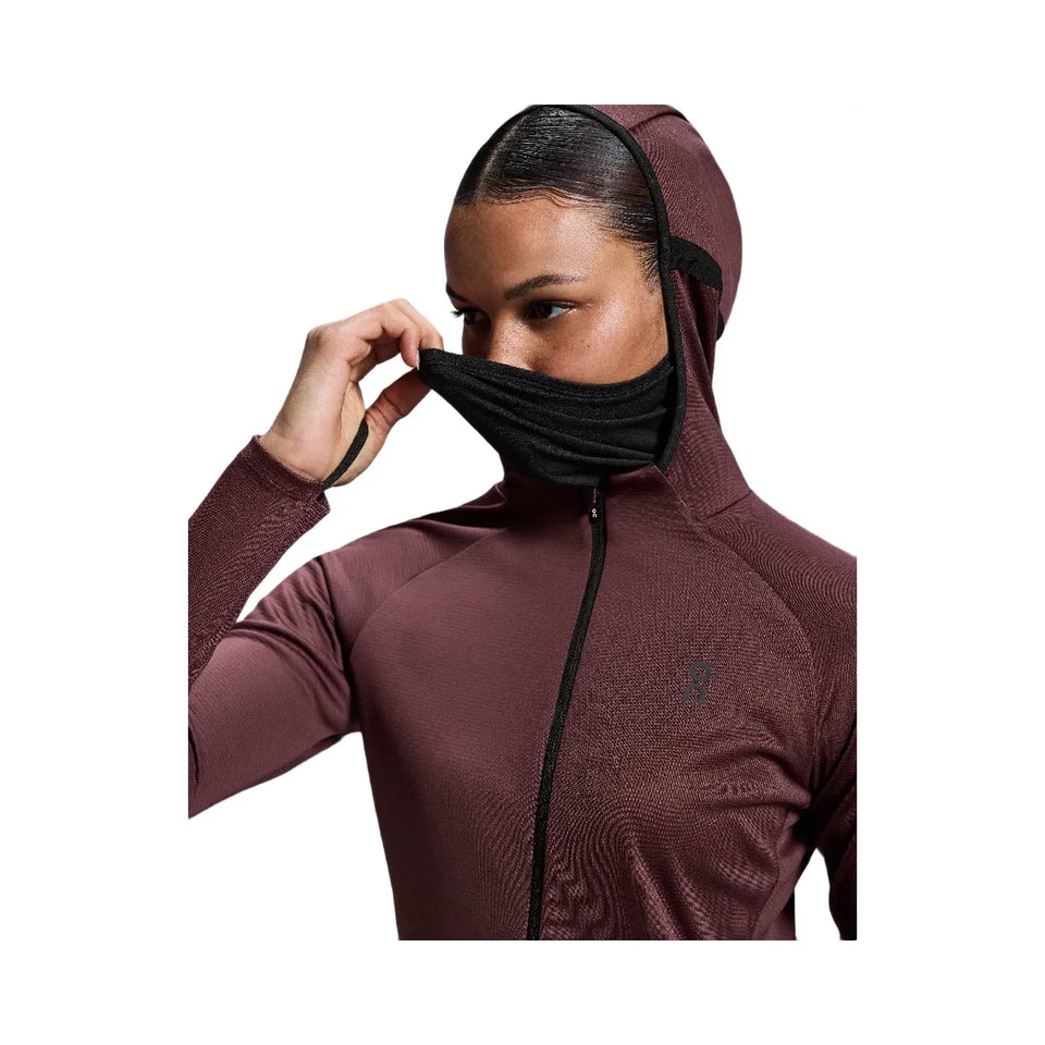 On Climate Zip Hoodie Mulberry