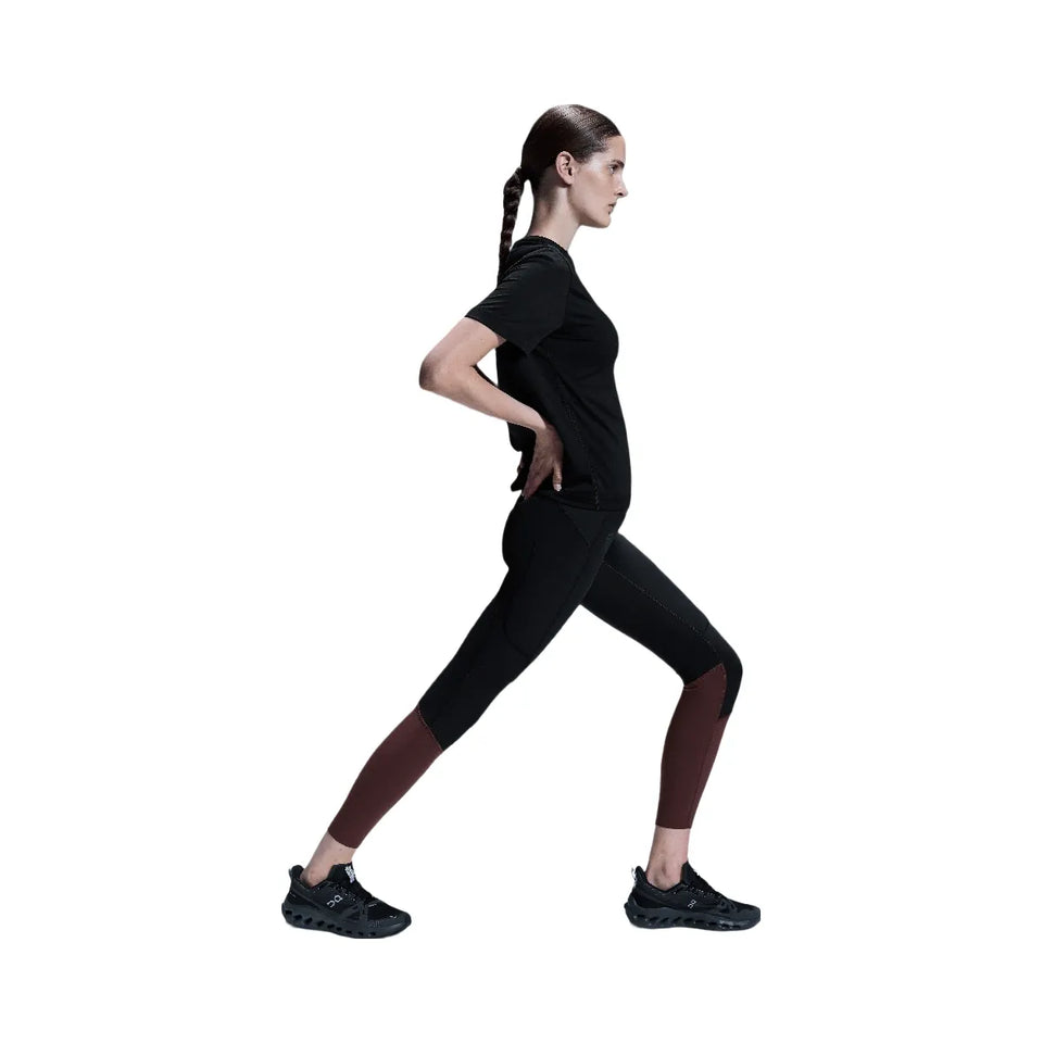 On Trek Tight Black Mulberry