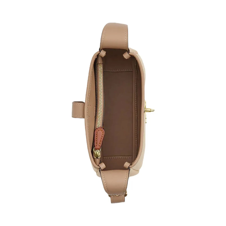 Coach Hadley Mini Crossbody Bag With Signature Canvas Im-Dark Natural Multi