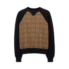 Coach Signature Crewneck Sweatshirt Khaki Signature