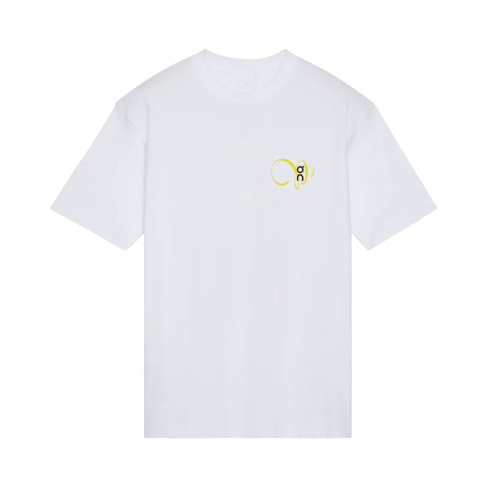 On Club-T Graphic White Lime