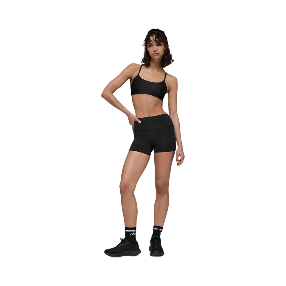 Alo Women's 3" High-Waist Airlift Short - Black