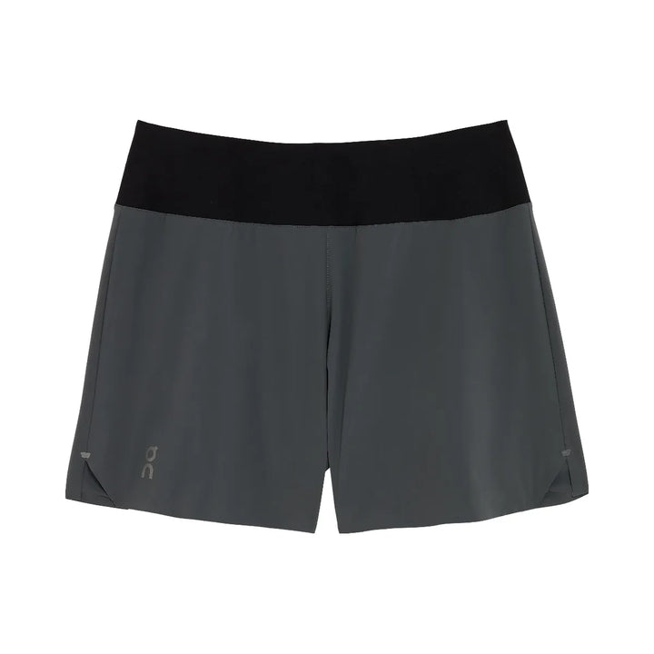 On 5" Running Shorts Lead Black