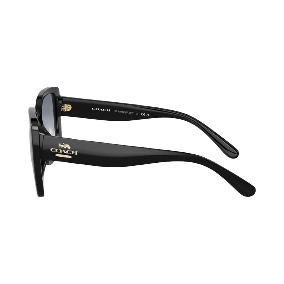 Coach Oversized Square Sunglasses Black