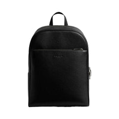 Coach Owen Backpack Pebbled Leather-Gunmetal-Black