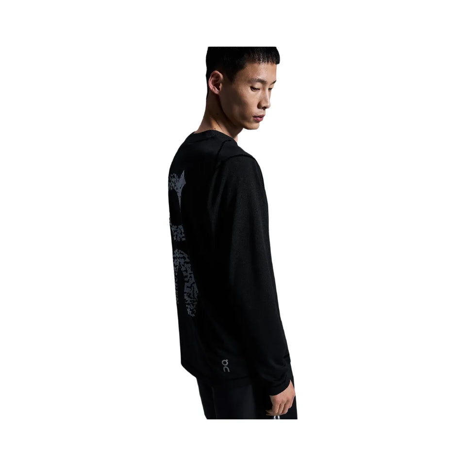 On Train Long-T Graphic Black