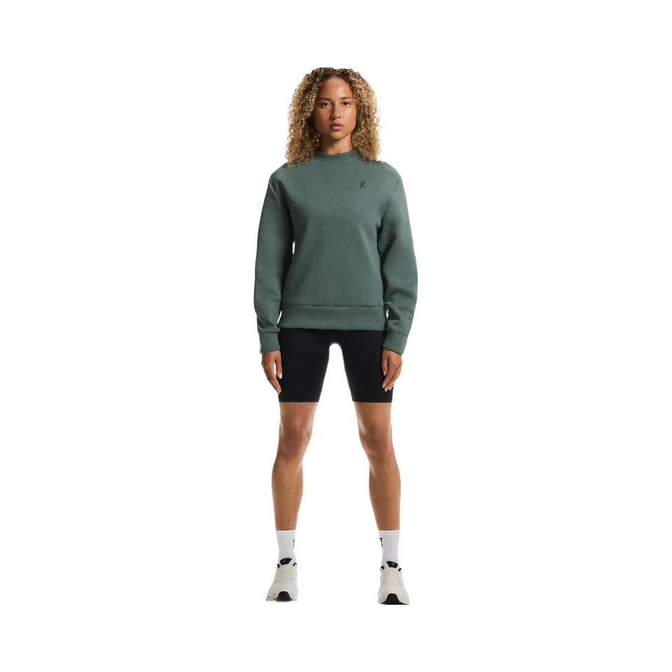 On Focus Tech Crew Olive