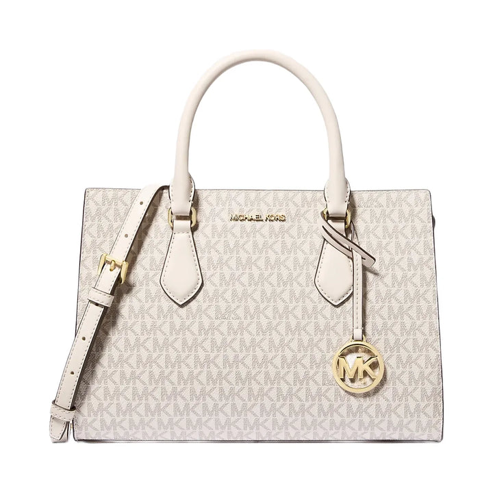 Michael Kors Sheila Medium Logo Satchel Lt Crm Multi