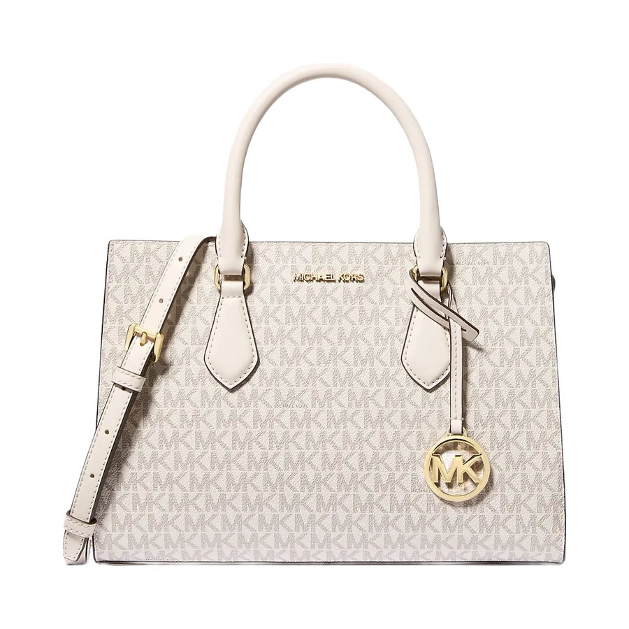Michael Kors Sheila Medium Logo Satchel Lt Crm Multi