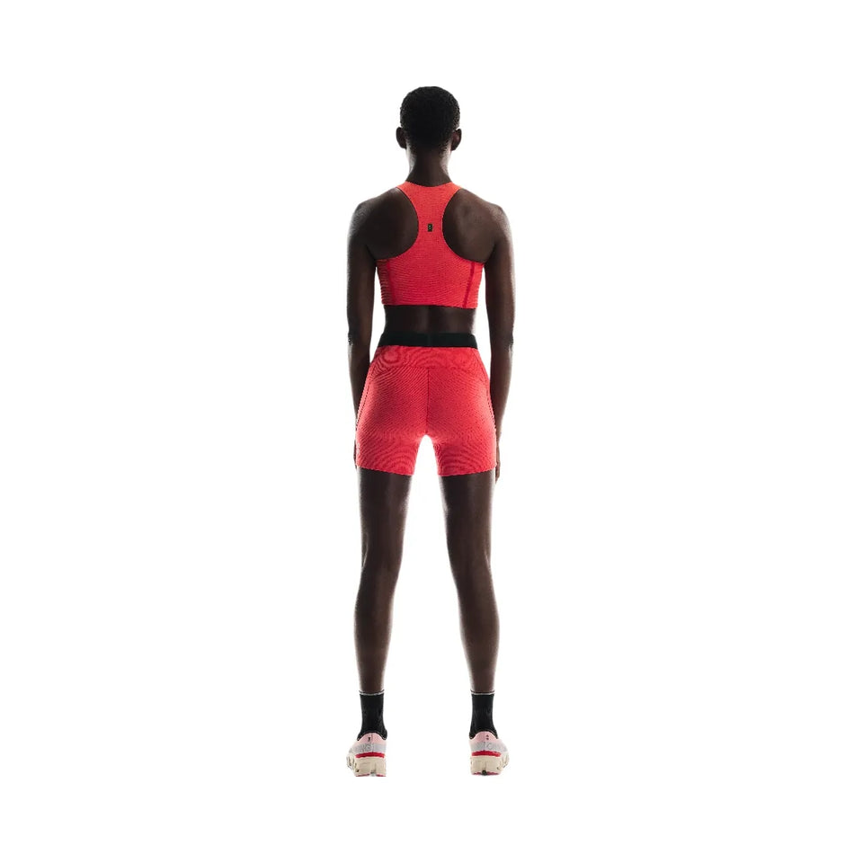 On Pace Tights Shorts Red