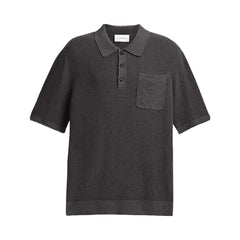 Coach Knit Polo Washed Black