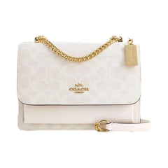 Coach Klare Crossbody Bag In Signature Canvas Signature Canvas-Gold-White-Chalk