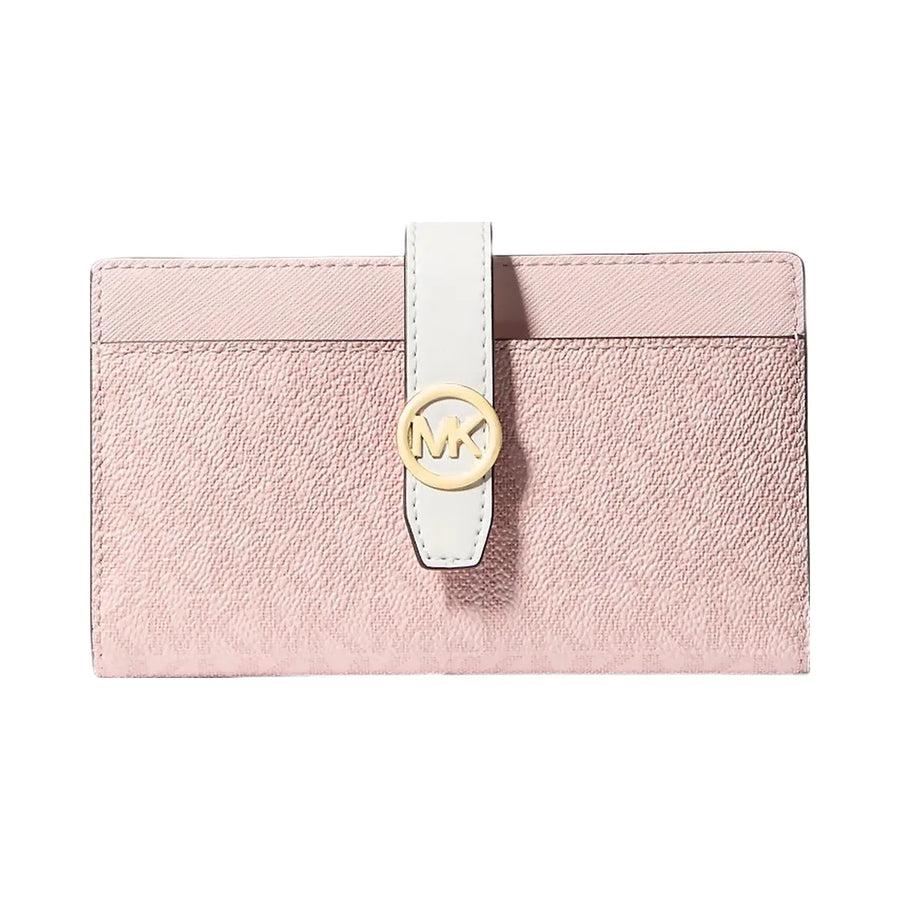 Michael Kors Greenwich Medium Signature Logo Wallet Pwd Blsh Mlt
