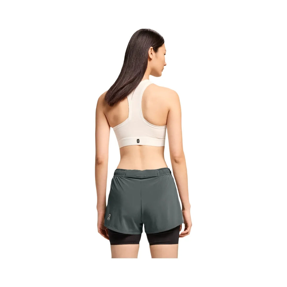 On Pace Shorts Lead Black
