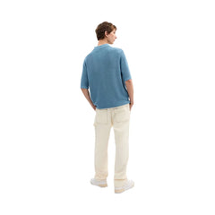 Coach Knit Polo Washed Blue