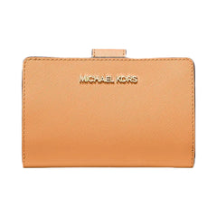 Michael Kors Medium Crossgrain Leather Wallet Cider